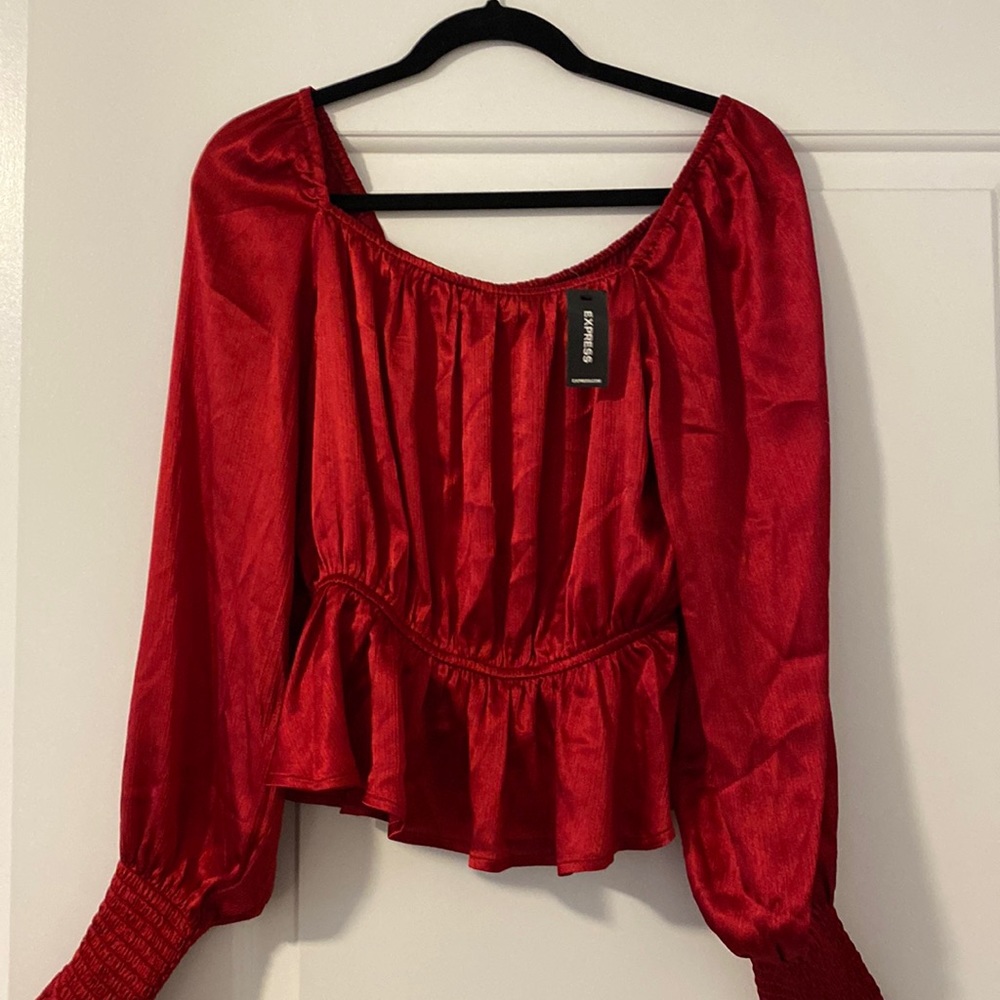 Express peplum blouse